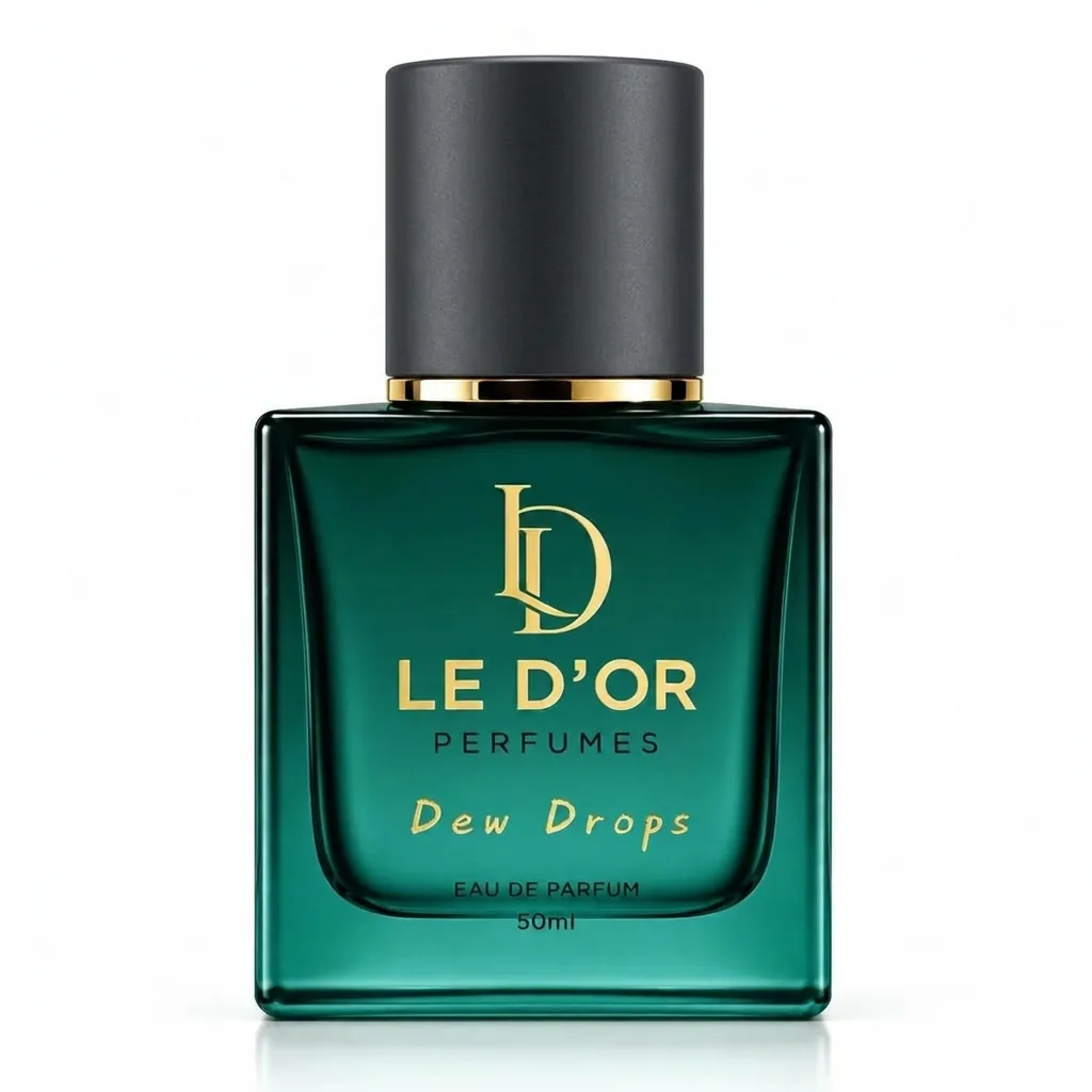 Dew Drops luxury perfume bottle by Le D'Or