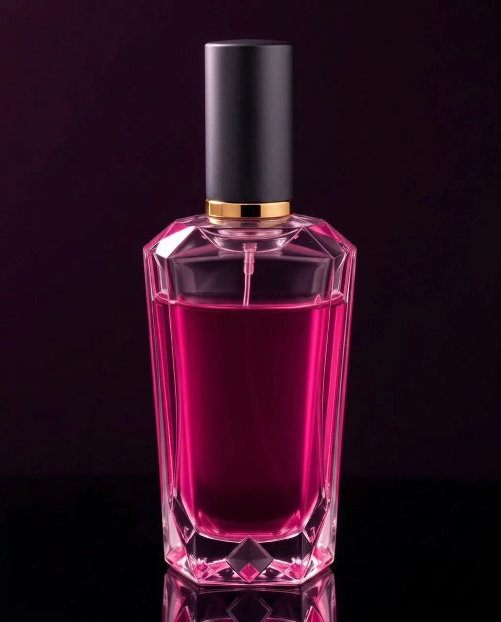 Rose Éclat luxury perfume bottle by Le D'Or
